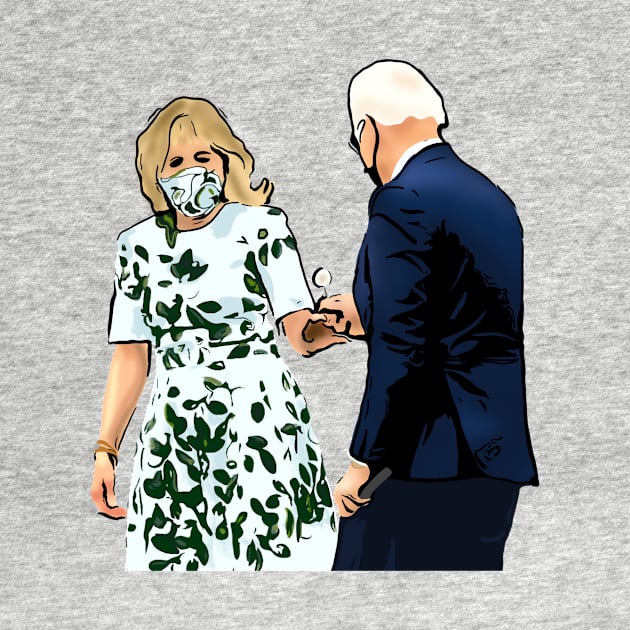 Joe Biden Picks a Dandelion by GrellenDraws